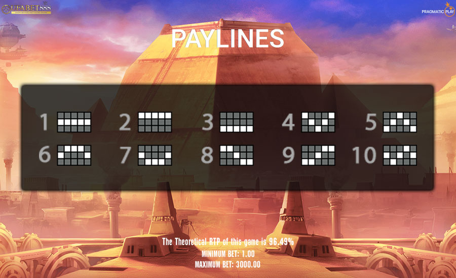 Paylines Rise of Giza